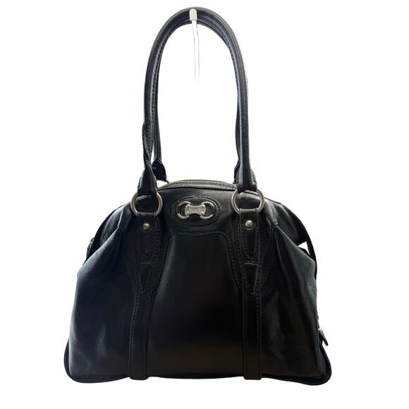 Michael Kors Vintage top handle satchel patent leather GUC - Picture 1 of 14